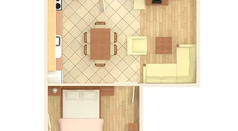 One bedroom apartment near beach Sutivan (Brač) (A-2943-a)