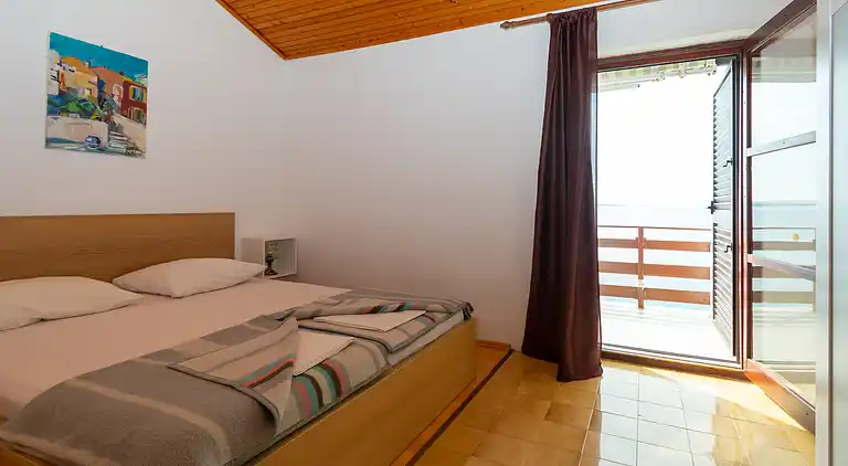 Studio Appartement am Strand Mandre, Pag (AS-4101-b)