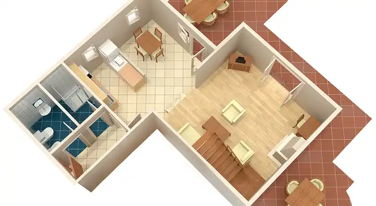 3-Zimmer-Haus mit Terrasse und Meerblick Seget Vranjica,