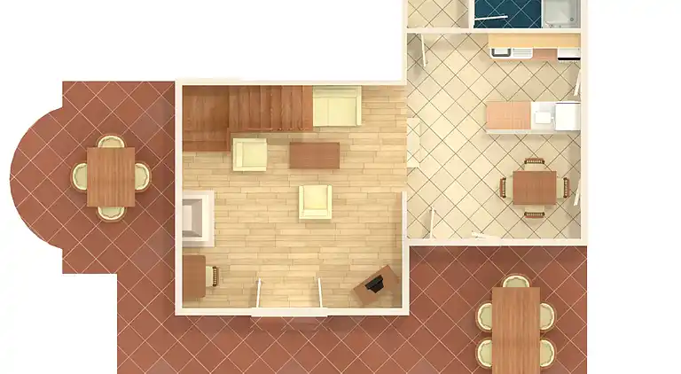 3-Zimmer-Haus mit Terrasse und Meerblick Seget Vranjica,