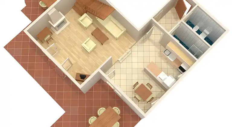 3-Zimmer-Haus mit Terrasse und Meerblick Seget Vranjica,