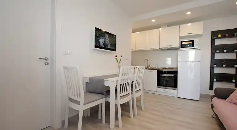 1-Zimmer-Ferienwohnung am Strand Kozino, Zadar (A-5803-a)