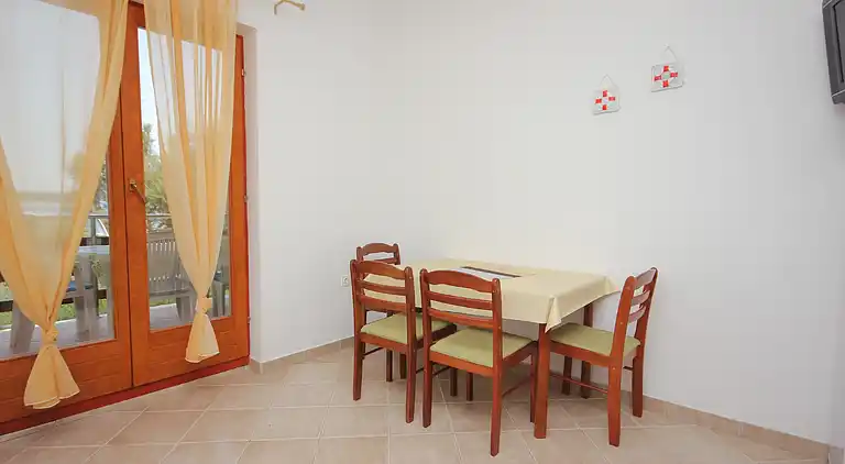 One bedroom apartment with terrace and sea view Kraj