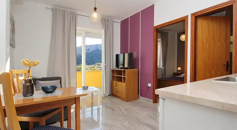 1-Zimmer-Ferienwohnung mit Balkon Baska, Krk (A-18716-b)