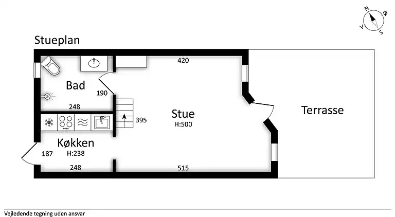 Dejlig lejlighed lige i centrum af Marielyst
