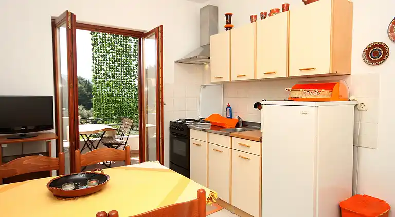 Two bedroom apartment with terrace and sea view Stari Grad,