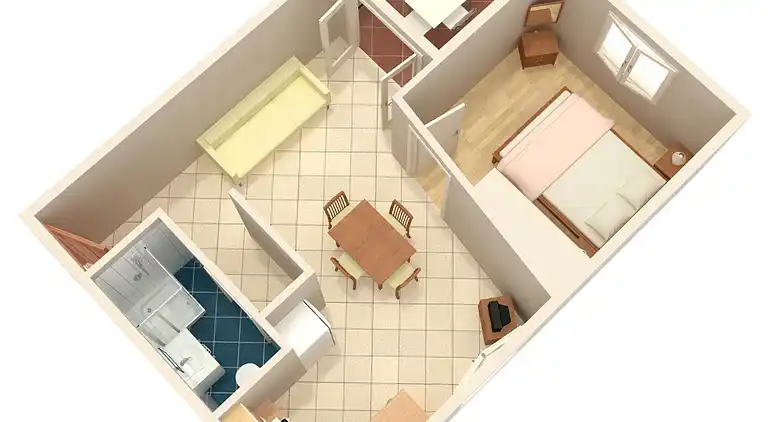 1-Zimmer-Ferienwohnung am Strand Brodarica (Sibenik)