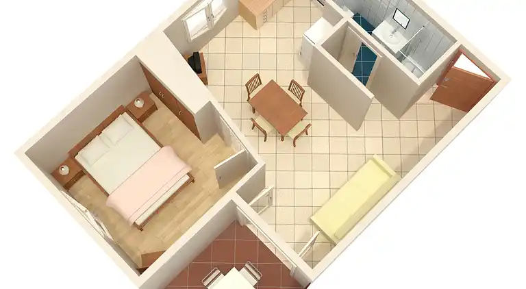 1-Zimmer-Ferienwohnung am Strand Brodarica (Sibenik)