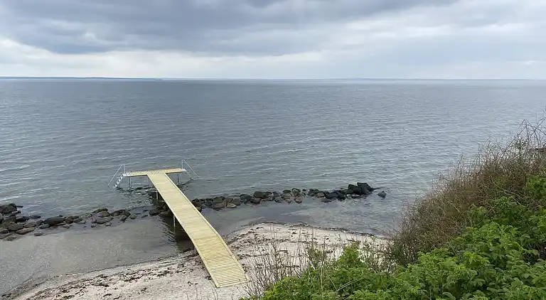 Ferienhaus in strandnähe.