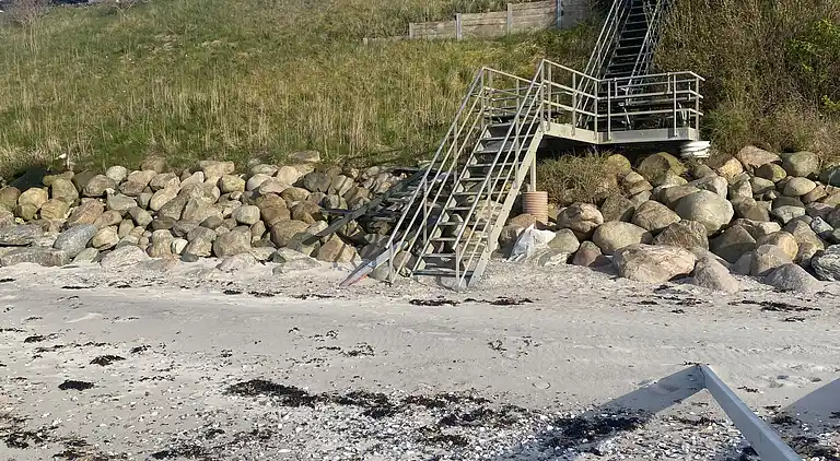 Ferienhaus in strandnähe.