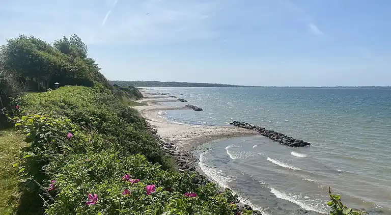 Ferienhaus in strandnähe.
