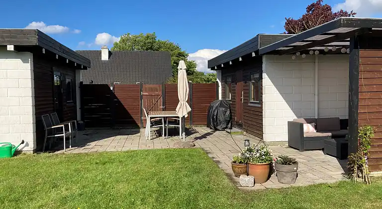 Gemütliches Ferienhaus in Strandnähe.