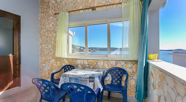 1-Zimmer-Ferienwohnung am Strand Sevid, Trogir (A-4287-a)