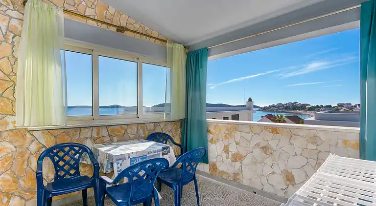 1-Zimmer-Ferienwohnung am Strand Sevid, Trogir (A-4287-a)