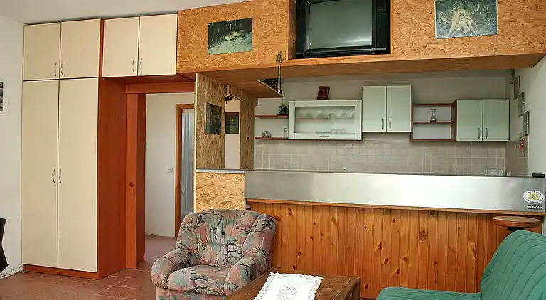 Studio Appartement mit Terrasse Zuljana, Peljesac