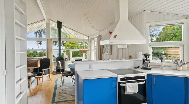 Gemütliches Ferienhaus mit vollem Meerblick