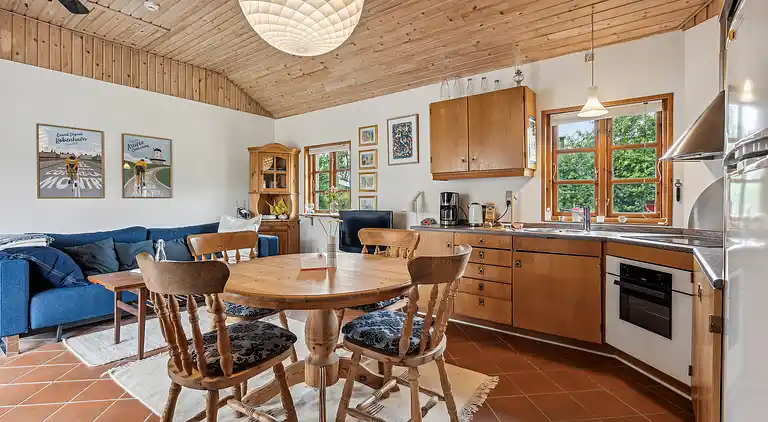 Ferienhaus, das Gemütlichkeit ausstrahlt