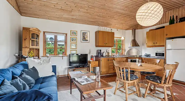 Ferienhaus, das Gemütlichkeit ausstrahlt