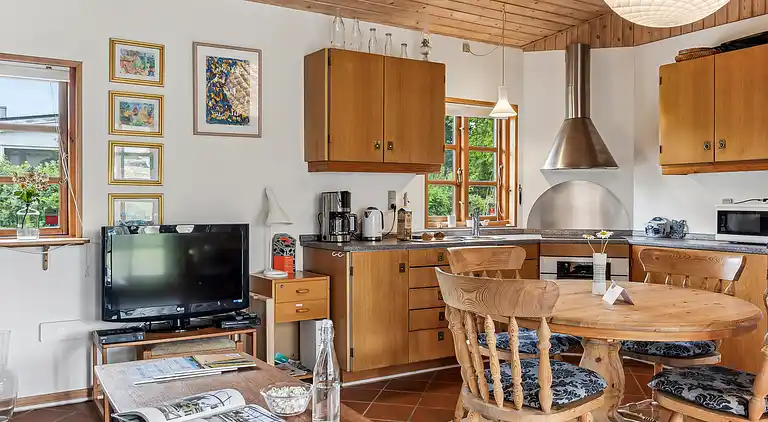 Ferienhaus, das Gemütlichkeit ausstrahlt