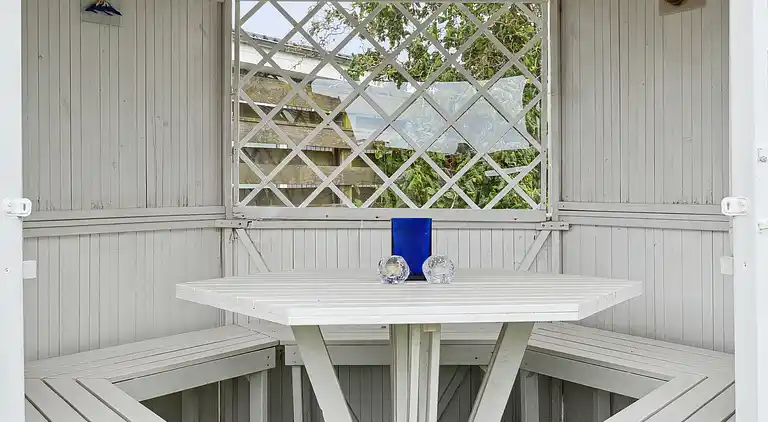 Ferienhaus, das Gemütlichkeit ausstrahlt