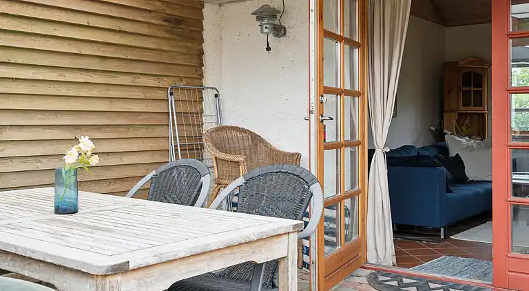 Ferienhaus, das Gemütlichkeit ausstrahlt