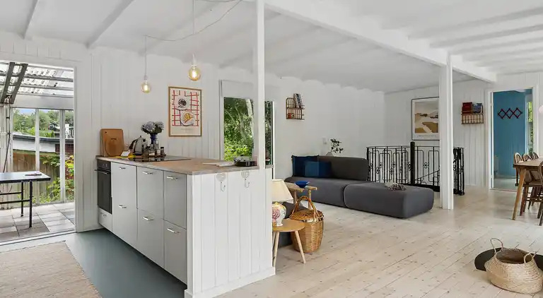 Badehotelstemning 100 m fra havet