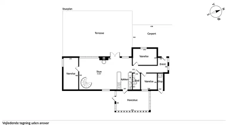 Badehotelstemning 100 m fra havet
