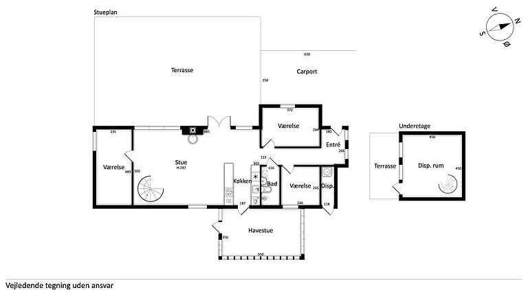 Badehotelstemning 100 m fra havet