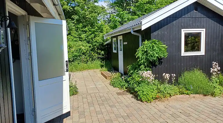Gemütliches Ferienhaus mit Wildnisbad