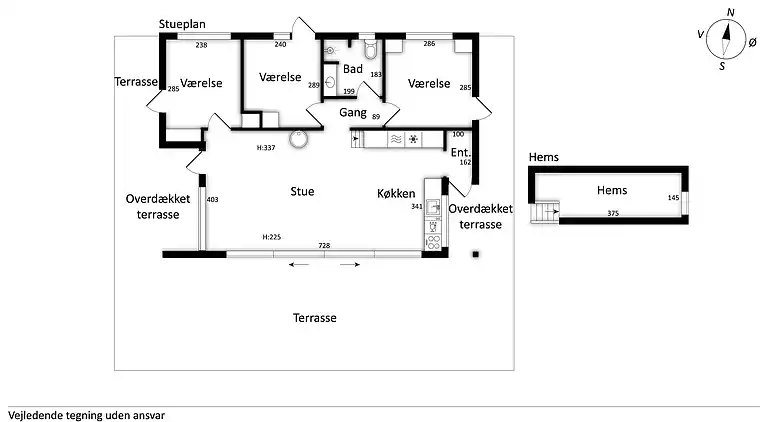 Naturskønt sommerhus i Asserbo