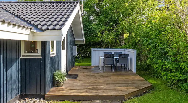 Nahe Strandzentrum, privat und uneinsehbar.