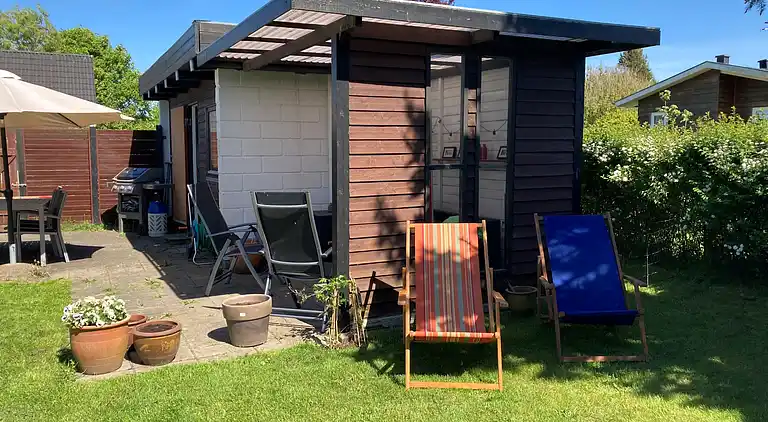 Gemütliches Ferienhaus in Strandnähe.