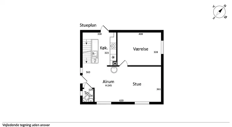 Dejligt sommerhus i idylliske omgivelser