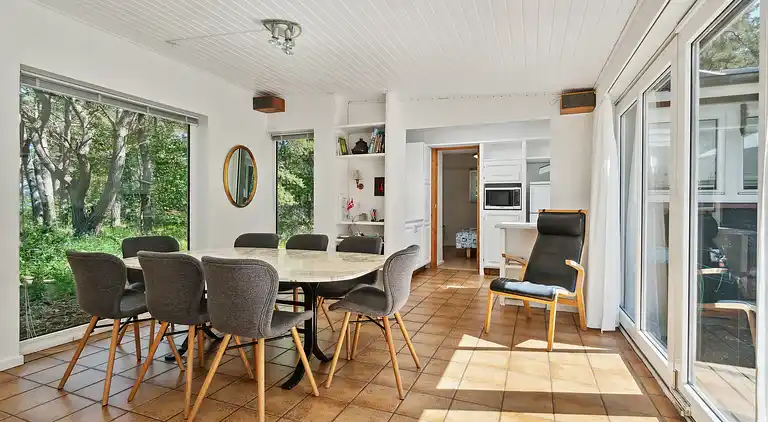 Schönes Sommerhaus mit Sauna und Terrasse