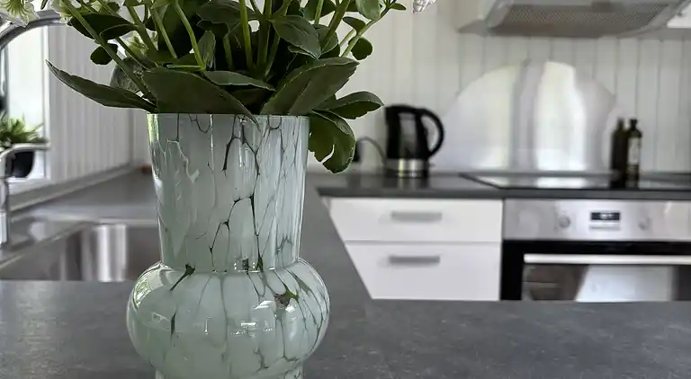 Hyggeligt sommerhus med vildmarksbad nær strand