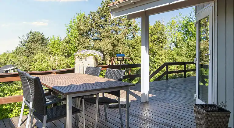 Sommerhus ved Øer Strand