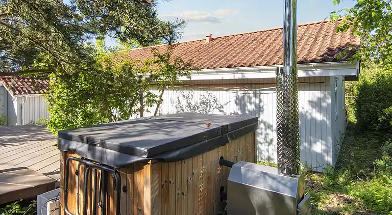 Sommerhus ved Øer Strand