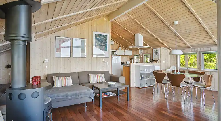 Strandhaus mit Meerblick auf den Großen Belt