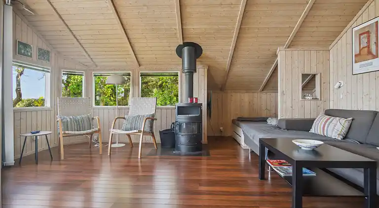 Strandhaus mit Meerblick auf den Großen Belt