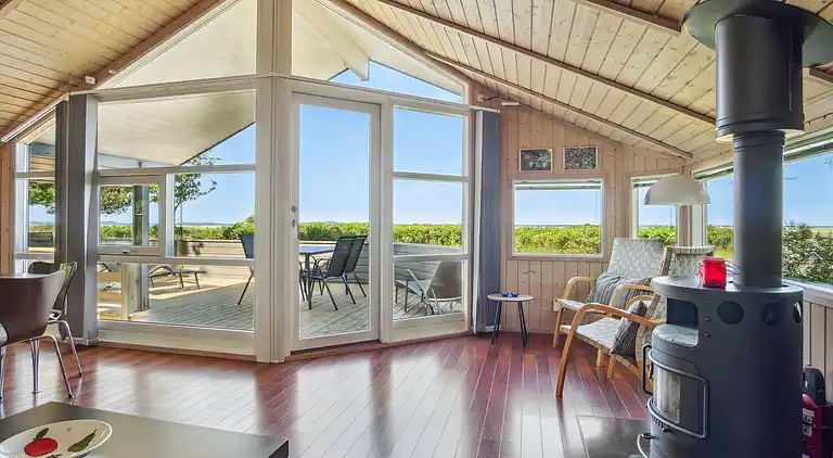 Strandhaus mit Meerblick auf den Großen Belt