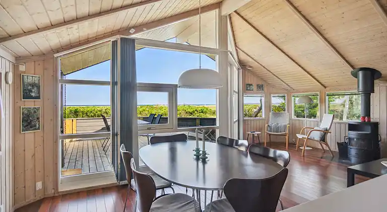 Strandhaus mit Meerblick auf den Großen Belt