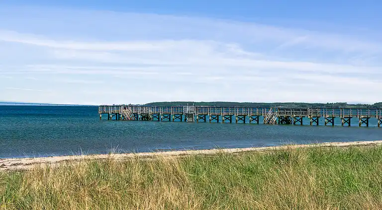 Strandhaus mit Meerblick auf den Großen Belt