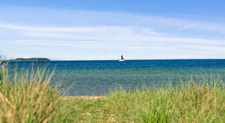 Strandhaus mit Meerblick auf den Großen Belt