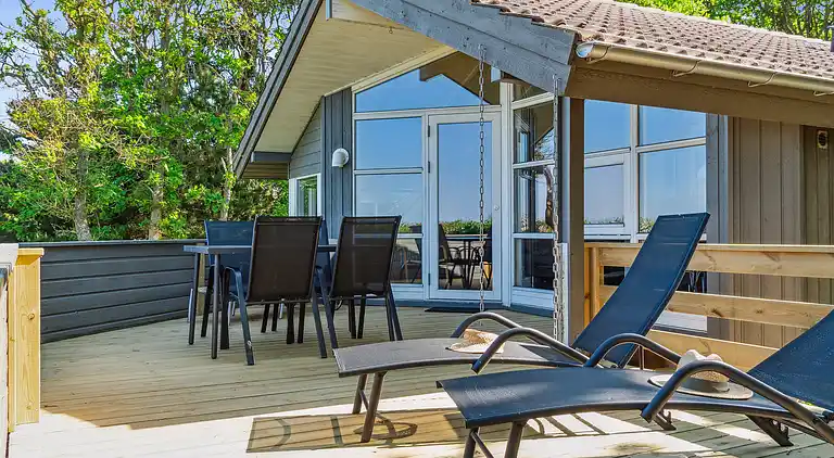 Strandhaus mit Meerblick auf den Großen Belt