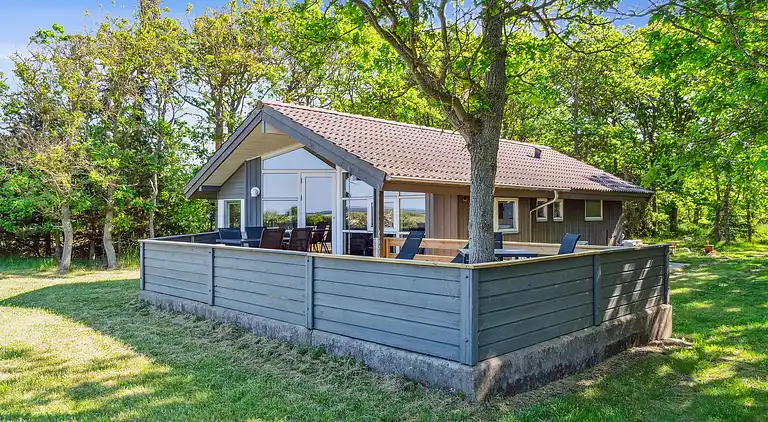 Strandhaus mit Meerblick auf den Großen Belt
