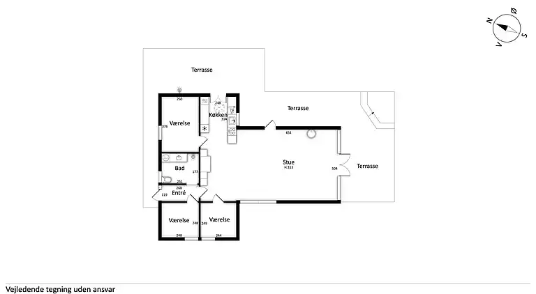 Schönes Ferienhaus in Tisvilde in Küstennähe