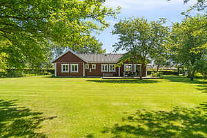 Bright beach house near sea and outdoor living