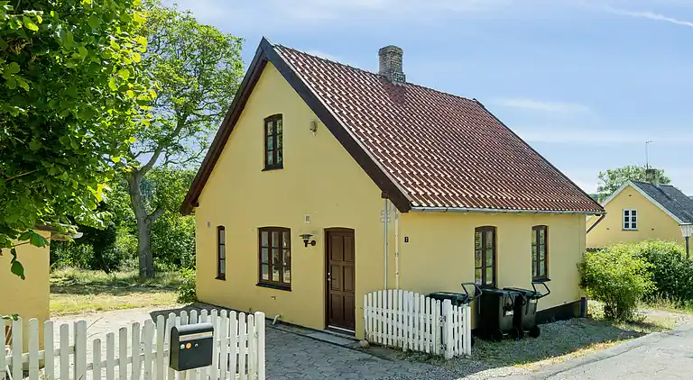 Originales Ruhestandshaus vom Schloss Tranekær.