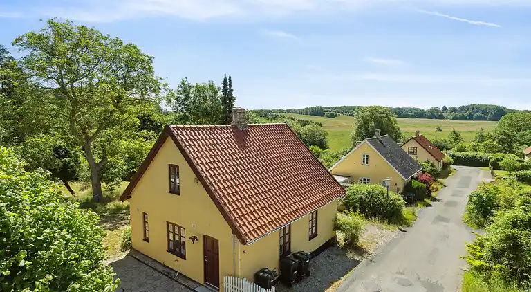 Originales Ruhestandshaus vom Schloss Tranekær.