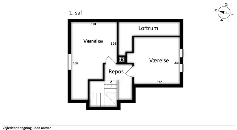 Originales Ruhestandshaus vom Schloss Tranekær.